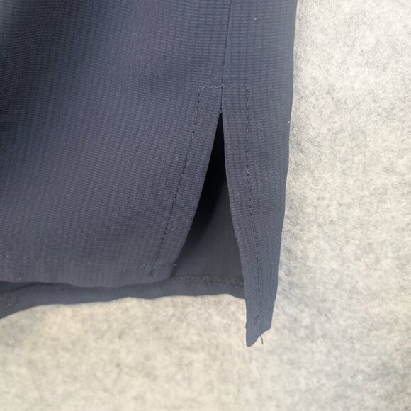 Vintage 90s Brooke Chapman Navy Oversize Blouse Button-Up Camp Collar US 16 - Picture 6 of 10